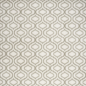 Homeroots 5' X 7' Ivory And Green Trellis Non Skid Area Rug  Polypropylene 550123