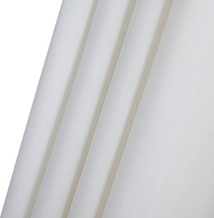 Meridian Furniture Fiji Cantilever Patio Umbrella Set with Uv Resistant Canopy and Weighted Rolling Base 55014White-AT