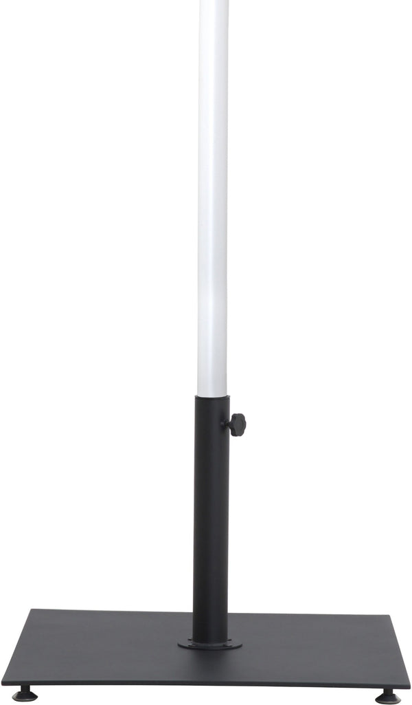 Meridian Furniture Fiji Freestanding Patio Umbrella with Rolling Base Water Resistant Beige Canopy 55015Beige-AB