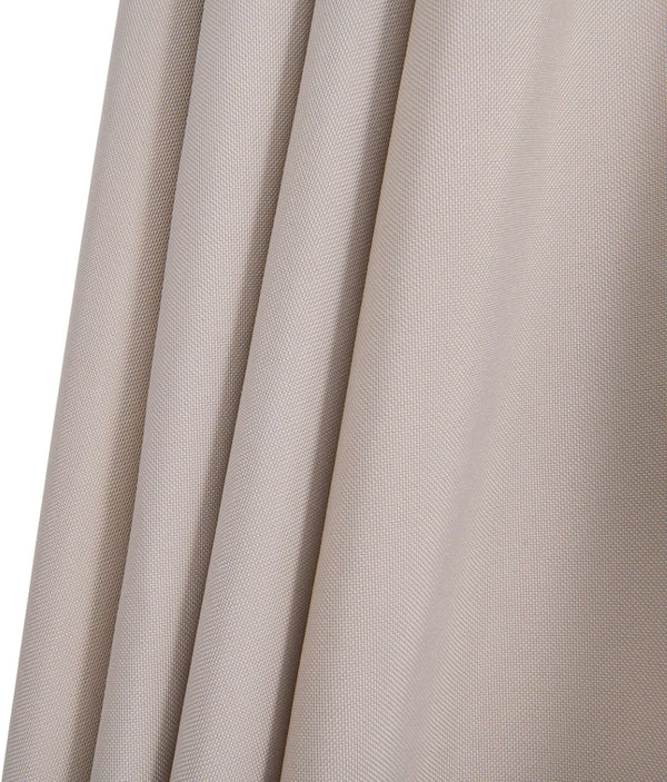 Meridian Furniture Fiji Outdoor Patio Umbrella with Teak Base Beige Polyester Uv Weather Resistant 55015Beige-BT