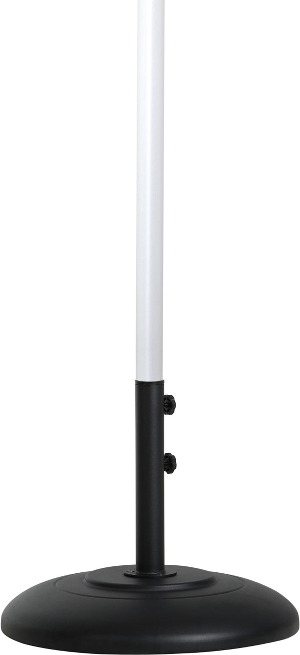 Meridian Furniture Fiji Outdoor Patio Umbrella with Base Water Resistant Uv Fade Proof Aluminum Pole 55015Navy-BB