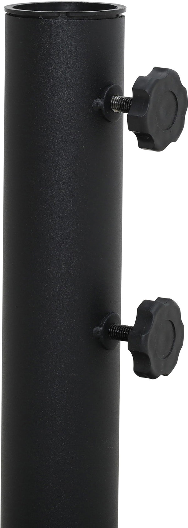 Meridian Furniture Fiji Outdoor Patio Umbrella with Base Water Resistant Uv Fade Proof Aluminum Pole 55015Navy-BB