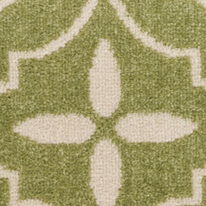 HomeRoots 6' Elegant Ivory Black and Gray Floral Area Rug - Non-Skid, Durable, Perfect for High-Traffic Spaces 6' X 9' 550166