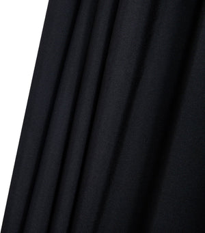 Meridian Furniture Fiji Matte Black Aluminum Patio Umbrella with Caster Base for Outdoor Shade 55016Black-AW