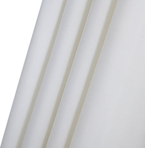 Meridian Furniture Fiji Resort Style Outdoor Umbrella with Uv Resistant Polyester Canopy and Aluminum Pole 55016White-BB