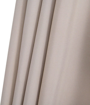 Meridian Furniture Amalfi Resort Style Outdoor Patio Umbrella with Rolling Base and Teak Pole 55017Beige-AW