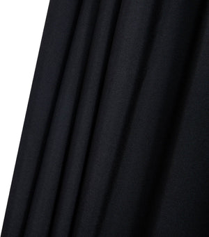 Meridian Furniture Amalfi Outdoor Patio Umbrella with Rolling Base Weather Resistant Resort Style 55017Black-AT