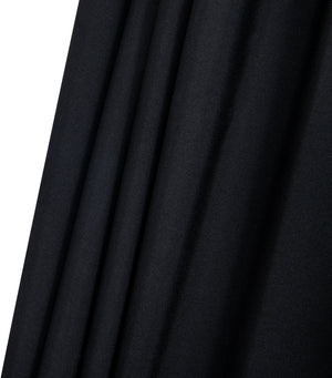 Meridian Furniture Amalfi Resort Style Outdoor Patio Umbrella Uv Resistant Polyester Canopy with Aluminum Pole Black Style 1 55017Black-U