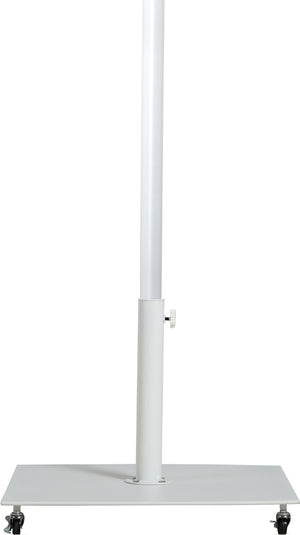 Meridian Furniture Amalfi Outdoor Patio Umbrella Set with Water Resistant Polyester Canopy and Wheeled Base 55018Beige-AW