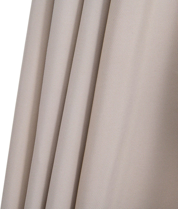 Meridian Furniture Amalfi Resort Style Outdoor Umbrella with Teak Base and Uv Resistant Polyester Canopy 55018Beige-BT