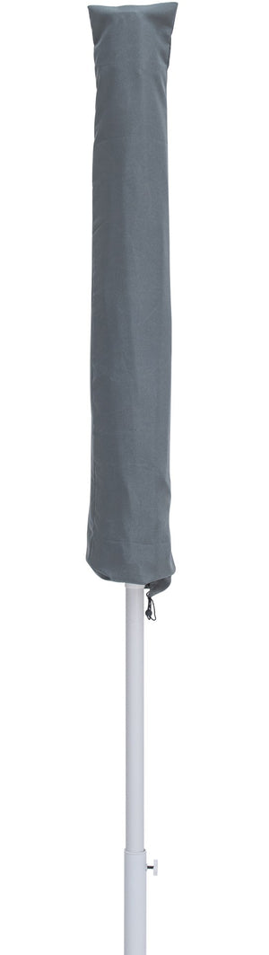 Meridian Furniture Amalfi Resort Style Outdoor Patio Umbrella Uv Resistant Polyester Canopy with Aluminum Pole Black Style 2 55018Black-U