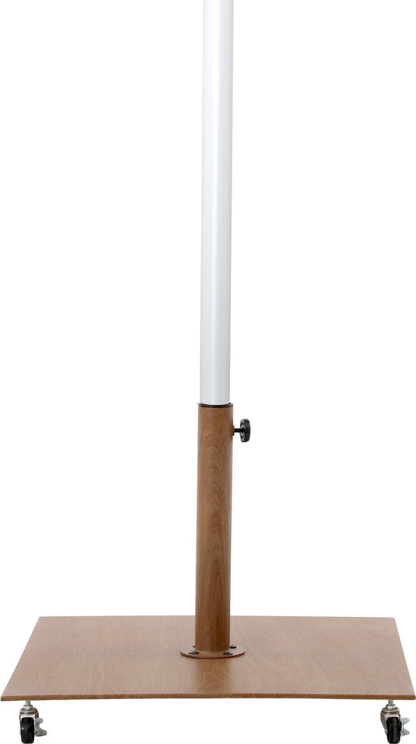 Meridian Furniture Amalfi Resort Style Oversized Patio Umbrella with Wheeled Base and Fade Proof Canopy 55018White-AT