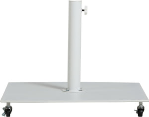 Meridian Furniture Amalfi Outdoor Patio Umbrella with Base Matte Aluminum Pole Water Resistant 55019Black-AW
