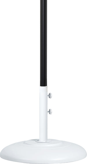 Meridian Furniture Amalfi Resort Style Outdoor Patio Umbrella with Aluminum Pole and Base Included 55019White-BW
