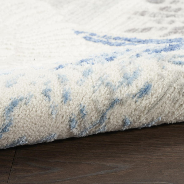 Coastal Seashell Coral Area Rug Polypropylene Non Skid Latex Backing for Living Room Decor