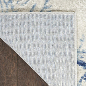 Coastal Seashell Coral Area Rug Polypropylene Non Skid Latex Backing for Living Room Decor
