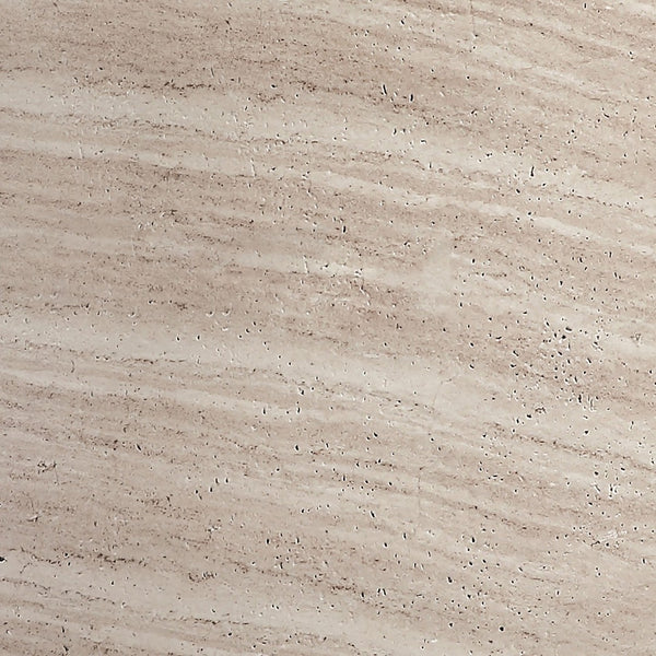 Meridian Furniture Florique Art Deco Concrete Indoor Outdoor Planter with Textured Stone Finish Sculptural Design Travertine 20.5" W x 20.5" D x 24" H 55021Travertine-P24