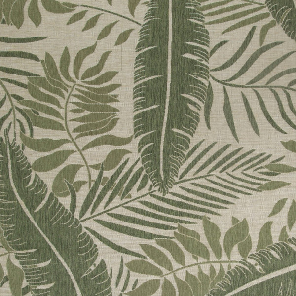 HomeRoots 8' X 10' Tropical Elegance Indoor Outdoor Area Rug - Durable, Stylish, Easy to Clean for Any Space 550225