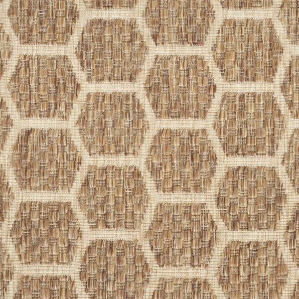 HomeRoots 5' Modern Abstract Area Rug in Beige, Black, and Gray – Stain-Resistant, Non-Skid, Durable Design 5' X 7' 550303