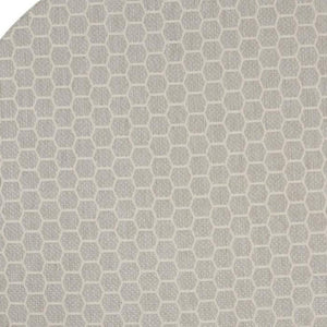 HomeRoots 5' Abstract Ivory Beige and Gray Non-Skid Area Rug - Durable, Stain-Resistant, Modern Style for Any Room 5' X 7' 550312