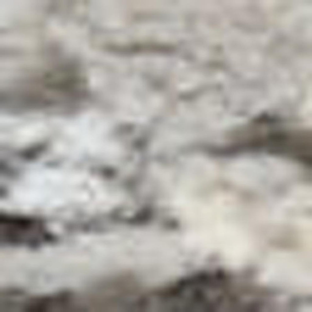 HomeRoots 5' Abstract Ivory and Gray Non-Skid Area Rug - Soft, Stain-Resistant, Durable for High-Traffic Spaces 5' X 7' 550313