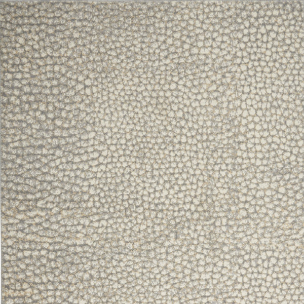 Homeroots 5' X 7' Beige And Gray Animal Print Power Loom Area Rug  Polypropylene,Polyester 550331