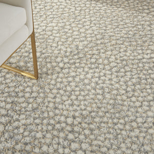 Homeroots 5' X 7' Beige And Gray Animal Print Power Loom Area Rug  Polypropylene,Polyester 550331