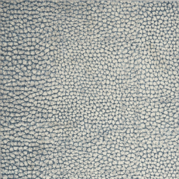 Homeroots 5' X 7' Ivory Blue And Gray Animal Print Power Loom Area Rug  Polypropylene,Polyester 550332