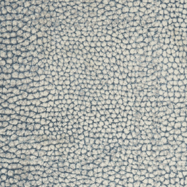 Homeroots 5' X 7' Ivory Blue And Gray Animal Print Power Loom Area Rug  Polypropylene,Polyester 550332