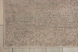 Homeroots 5' X 7' Beige And Gray Botanical Leaves Non Skid Area Rug  Polyester 550374