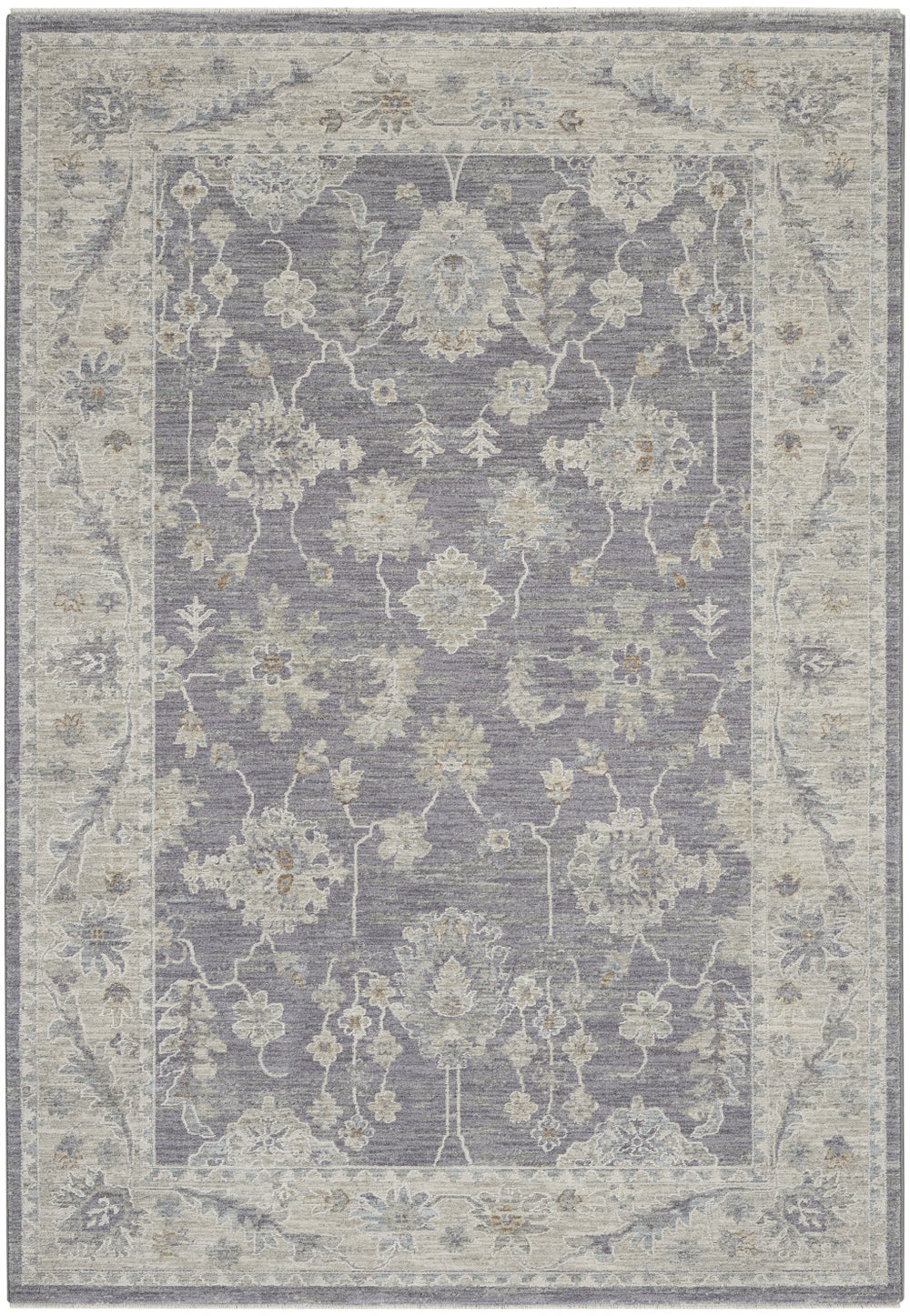 Homeroots 4' X 6' Pink And Ivory Floral Power Loom Area Rug  Polypropylene,Polyester 550416