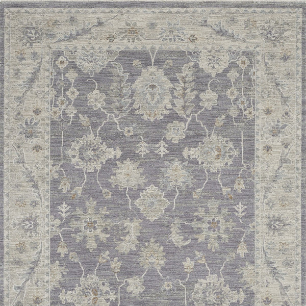 Homeroots 4' X 6' Pink And Ivory Floral Power Loom Area Rug  Polypropylene,Polyester 550416