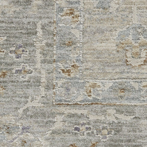 HomeRoots 4' Floral Power Loom Area Rug in Gray Tones – Stylish, Durable, and Easy Care for Any Space 4' X 6' 550482