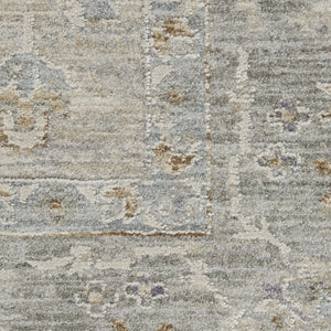 HomeRoots 4' Floral Power Loom Area Rug in Gray Tones – Stylish, Durable, and Easy Care for Any Space 4' X 6' 550482