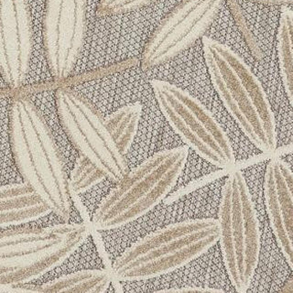 HomeRoots 6' Ivory Abstract Power Loom Area Rug - Modern Design for Living Rooms, Bedrooms & Office Spaces 6' X 9' 550523
