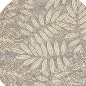 HomeRoots 6' Ivory Abstract Power Loom Area Rug - Modern Design for Living Rooms, Bedrooms & Office Spaces 6' X 9' 550523