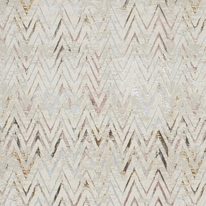 Homeroots 8' X 10' Ivory Brown And Gray Chevron Distressed Non Skid Area Rug  Polyester 550584
