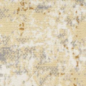 HomeRoots 5' Modern Geometric Ivory and Brown Area Rug with Non-Skid Backing for Stylish, Easy Living Spaces 8' X 10' 550585