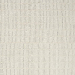 HomeRoots 5' Elegant Ivory and Gray Abstract Area Rug - Soft, Durable Design for Modern Living Spaces 5' X 7' 550591