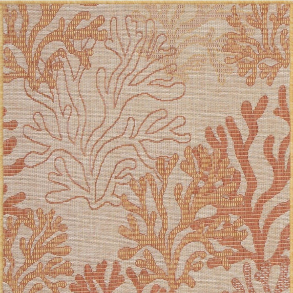 HomeRoots 8' X 10' Modern Abstract Area Rug in Ivory, Gray & Brown - Non-Skid, Stain-Resistant for Every Room! 550597