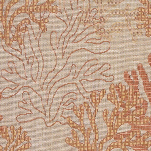 HomeRoots 8' X 10' Modern Abstract Area Rug in Ivory, Gray & Brown - Non-Skid, Stain-Resistant for Every Room! 550597
