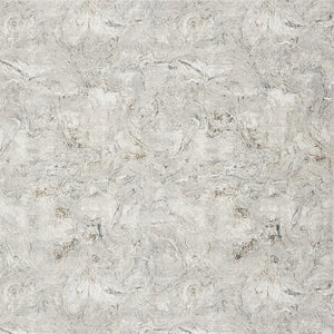 Homeroots 8' X 10' Ivory Gray And Brown Abstract Non Skid Area Rug  Polyester 550598