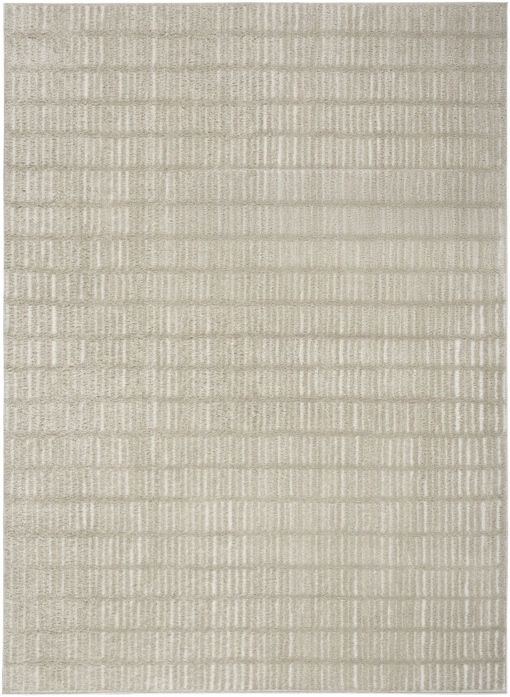 Homeroots 5' X 7' Gray And Ivory Abstract Area Rug  Polyester 550604