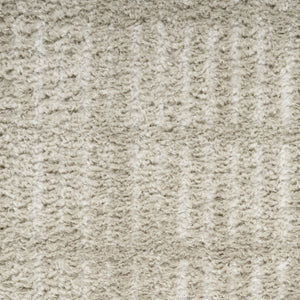 HomeRoots 5' Modern Gray and Ivory Abstract Area Rug – Stain-Resistant, Durable, Stylish Accent for Any Room 5' X 7' 550604