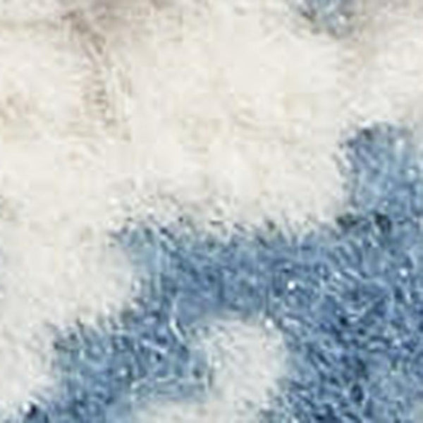 HomeRoots 5' Luxurious Ivory, Black, and Taupe Abstract Distressed Non-Skid Area Rug for Modern Homes 8' X 10' 550609