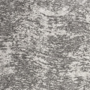 Homeroots 4' X 6' Charcoal And Ivory Abstract Shag Area Rug  Polyester 550614