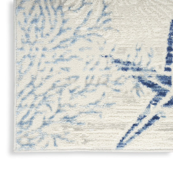 Coastal Seashell Coral Area Rug Polypropylene Non Skid Latex Backing for Living Room Decor