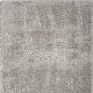 Homeroots 4' X 6' Gray Shag Area Rug  Polyester 550663