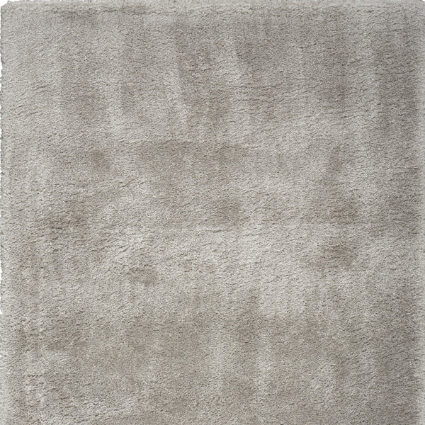 Homeroots 4' X 6' Gray Shag Area Rug  Polyester 550663