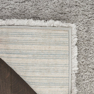 HomeRoots 4' Soft Gray Shag Area Rug - Plush, Stain-Resistant, Durable Design for Cozy, Stylish Interiors 4' X 6' 550663